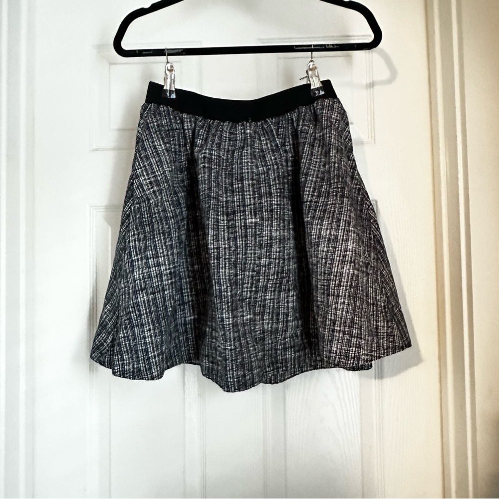 GAP Black‎ and White Skater Mini Skirt